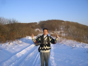 ロシアの雪原にて